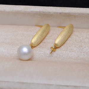 Crochets d'oreille en argent S925 mat, cache-oreilles, design simple à 9-10 pétales, 5587, accessoires de bijoux, anneaux de jonction - Product Image 3