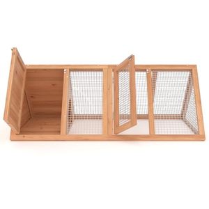 Petit clapier à lapins et cailles <span class=keywords><strong>Cage</strong></span> à lapins en bois pour poulailler pour poulets Fourniture pour petits animaux - Product Image 5