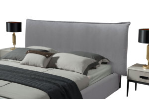 <span class=keywords><strong>Letto</strong></span> <span class=keywords><strong>matrimoniale</strong></span> king-size regolabile grigio in <span class=keywords><strong>tessuto</strong></span> imbottito con struttura in legno massello, <span class=keywords><strong>letto</strong></span> a scomparsa con funzione gonfiabile e pieghevole per uso domestico - Product Image 3