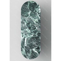 Mesa Consola de Lujo, Mesa de Entrada de Mármol Verde, Muebles de Pasillo para Decoración de Entrada de Villa, Hogar de Lujo