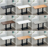 Ensemble de mobilier de restaurant commercial moderne de style luxueux, canapé en forme de banquette, tables et chaises combinées, restaurants, cafés, salons de thé, hamburgers, gâteaux