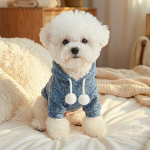 Sweat-shirt jaune à étoiles confortable pour petit chien/chiot/chat, style printemps/automne, PETCIRCLE - Product Image 3