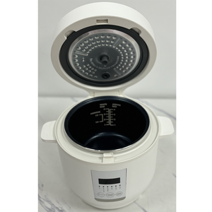 Petit <span class=keywords><strong>cuiseur</strong></span> à riz multifonctionnel 6-en-1 avec cuisson à une touche, minuterie de 24 heures, maintien au chaud automatique, pot intérieur en acier inoxydable - Product Image 2