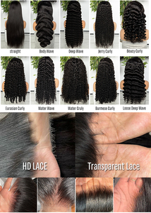 Wholesale Deep Curly HD Transparent Lace Frontal Human <strong>Hair</strong> <strong>Wigs</strong> Indian Human <strong>Hair</strong> Water Wave <strong>Eurasian</strong> Curly <strong>Wig</strong>