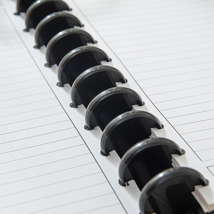 Anillas de Plástico Sólido para Encuadernación de Cuadernos, Clips de Plástico con Tapa Abatible, Discbind, Varios Tamaños: 19, 24, 28, 32, 35, 54 mm - Product Image 5
