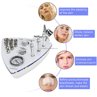 Appareil de microdermabrasion à pointe diamantée pour le soin du visage, éliminateur de points noirs, nettoyeur de pores, soin de la peau, machine de peeling diamantée pour le visage