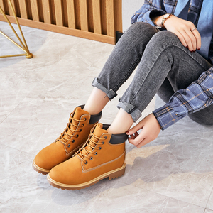 Vente en gros Bottines de randonnée antidérapantes en cuir Pu personnalisées à lacets bottes de mode de randonnée imperméables pour la neige en plein air - Product Image 6