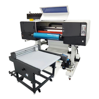 Imprimante UV DTF pour petites entreprises, 60 cm, 4 têtes I3200, avec laminateur, imprimante d'autocollants UV DTF