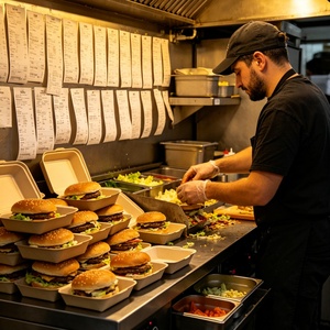 Remorque mobile certifiée CE en acier inoxydable durable, résistante à la rouille, pour barbecue, <span class=keywords><strong>caf</strong></span>é, restauration rapide, snacks et glaces - Product Image 6