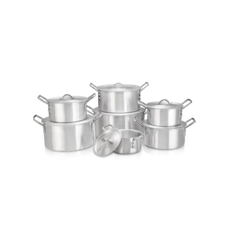 14 piezas de ollas de cocina de aluminio para el hogar, juego de utensilios de cocina, proveedor