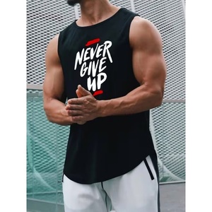 Débardeur de sport pour homme 100% Coton, style streetwear, été, design musculation, sans manches - Product Image 2