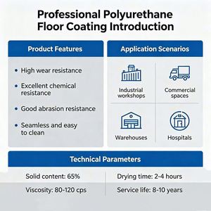 Two Component Outdoor PU <b>Paint</b> Stable Color Exterior Ground Liquid <b>Coating</b> for Road Use Brush Applied - Product Image 2