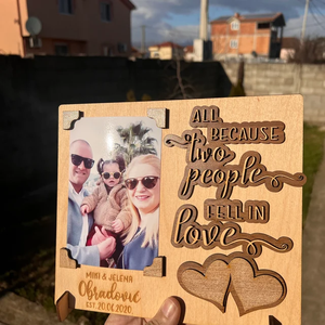 Ustom-Tarjeta 3D de madera cortada con láser para otros, tarjeta 3D de irthday, pentines - Product Image 4