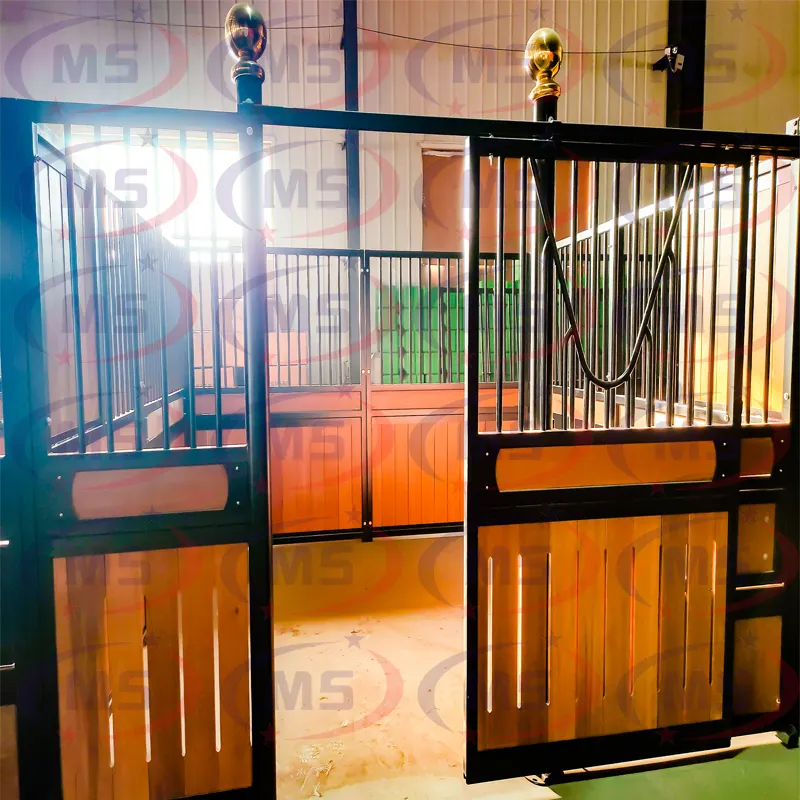 Full equipment Customized Size horse stable and horse stall partitions horse stable outdoor