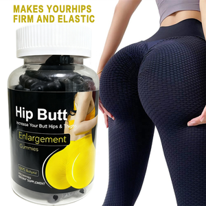 ヒップバストアップグミ - 自然なヒップ強化サプリメントでより曲線美なヒップと丸い臀部を実現、60粒入りビーガン対応グミ - Product Image 4