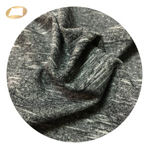 Heather ลายโพลีเอสเตอร์สแปนเด็กซ์ Wicking Slub ผ้าสำหรับกีฬาเสื้อ - Product Image 5