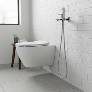 <span class=keywords><strong>Douchette</strong></span> <span class=keywords><strong>WC</strong></span> complète en laiton chromé à pression réglable pour eau chaude et froide - Product Image 3