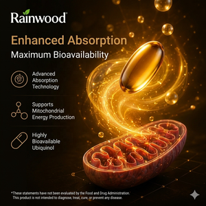 Gélules de <span class=keywords><strong>CoQ10</strong></span> <span class=keywords><strong>Ubiquinol</strong></span> Rainwood pour la Santé Cardiaque et la Vitalité Quotidienne Marque Privée - Product Image 3
