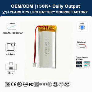 A Sınıfı 932045 800mAh LiPo Pil OEM Üreticisi Taşınabilir Fan / El Tipi Süpürge için Yüksek Kaliteli Ürün - Product Image 1