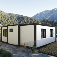 Vente d'Usine Personnalisée Maison Conteneur Portable Modulaire Préfabriquée Bon Marché 2 3 Chambres Extensible