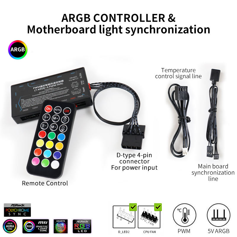 Contrôleur ARGB Noir