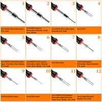 Kit de 23 outils de démontage et d'assemblage de bornes de réparation automobile, déboucheur de faisceaux de câbles et extracteur de broches