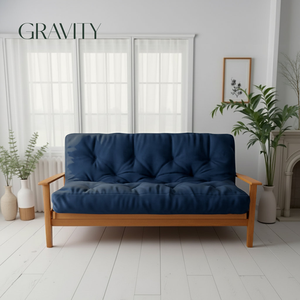 Современная складная кровать-платформа из массива дерева в минималистичном стиле, полноразмерная, для арендаторов, оптовая продажа - Product Image 3