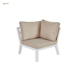 Ensemble <span class=keywords><strong>de</strong></span> canapés <span class=keywords><strong>de</strong></span> patio au design moderne, sièges <span class=keywords><strong>en</strong></span> aluminium, mobilier <span class=keywords><strong>de</strong></span> jardin, <span class=keywords><strong>salle</strong></span> à <span class=keywords><strong>manger</strong></span> extérieure modulaire avec sections polyvalentes - Product Image 6