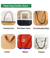 Sac en papier de restaurant personnalisé d'emballage à emporter d'épicerie artisanale/kraft recyclé en gros pour la livraison de nourriture