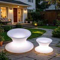 Chaise pivotante LED 16 RGB moderne à énergie solaire pour jardin, mobilier d'extérieur IP65, idéale pour le dropshipping