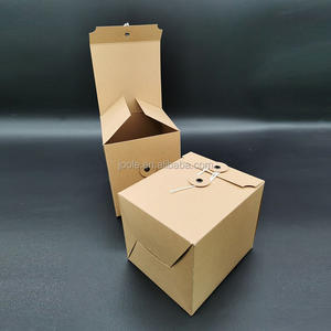 Petit 12x12x12cm Cube Coffrets Cadeaux Bougie Emballage Recyclé Kraft Papier Feuille Spécifications UV Avantage En Relief Feuille Dossier Boîte - Product Image 2