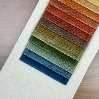 2509C06 Tissu d'ameublement chenille imperméable et respirant pour canapé, anti-boulochage, teint en fil, tissé, poids moyen, 100% polyester - Ventes Flash