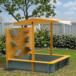 <span class=keywords><strong>Bac</strong></span> <span class=keywords><strong>à</strong></span> <span class=keywords><strong>sable</strong></span> en bois pour enfants en plein air <span class=keywords><strong>Bac</strong></span> <span class=keywords><strong>à</strong></span> <span class=keywords><strong>sable</strong></span> en bois avec auvent réglable - Product Image 2