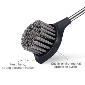 Cepillo de Limpieza de Fibra Natural de Bambú y Acero Inoxidable para Cocina, Tazones, Sartenes, Ollas y Platos - Product Image 5