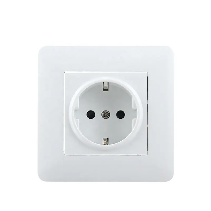 Saikiot Tuya Smart Us/Eu/Au/Uk Wand Gemonteerde Multi-Socket Stekker 16a Stekker En Stopcontact Elektrische Afstandsbediening Gouden Stekker