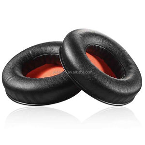 Almohadillas de cuero de repuesto de 90MM, fundas de cojín, almohadillas compatibles con auriculares <span class=keywords><strong>Razer</strong></span> <span class=keywords><strong>Kraken</strong></span> <span class=keywords><strong>PRO</strong></span> USB 7,1 V1 - Product Image 4