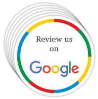 Google Review Card NFC NTAG 213 NTAG 215 Support en plastique pour Ins/Facebook/Yelp/Tripadvisor Restaurant