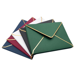 Km công nghệ Nhà cung cấp vàng đẹp màu nổi UV dập nóng Túi Quà Tặng giấy mời phong bì thiệp chúc mừng - Product Image 3