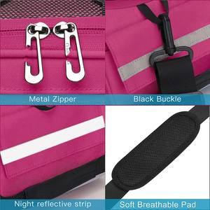 Échantillon gratuit Sac de porte-bagages de vélo Sac de transport de vélo Double sacoche de vélo Sac de transport de vélo pour voiture Train Voyage en avion - Product Image 6