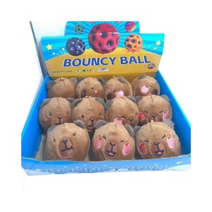 ของเล่นตุ๊กตาลูกบอลเด้งดึ๋ง 12 ชิ้น ลูกบอลนุ่มยืดหยุ่นสำหรับเด็ก ของเล่นคลายเครียดพวงกุญแจการ์ตูนสำหรับเด็กทุกเพศ ผลิตในจีน - Product Image 5