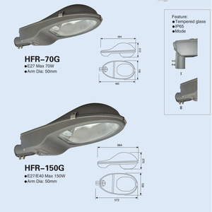 ไฟไฮเบย์เซรามิก E27 150W 250W 400W โคมไฟโรงงาน ทนทาน - Product Image 3