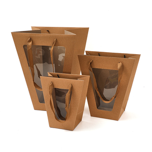 Sacs de courses en carton kraft personnalisés de luxe, gaufrés, pour promotion en supermarché, vente en gros usine - Product Image 3
