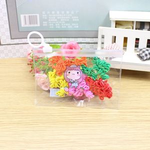 Coleteros Haofeng de tamaño pequeño, coloridos, con dibujos animados, elásticos, accesorios para el cabello para niños, para uso diario. - Product Image 4