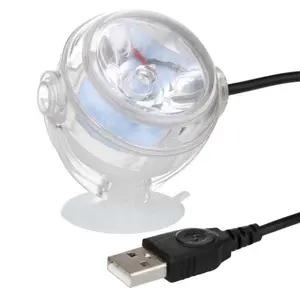 Lampu LED Dalam Air Akuarium LED Tahan Air, Lampu LED Akuarium untuk Batu Karang Tangki Ikan Submersible Lampu Spot 110V-240V