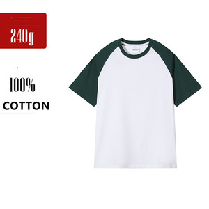 T-shirt uniforme de classe Logo personnalisé couleur uniforme de sport col rond à manches courtes chemises de baseball raglan - Product Image 6