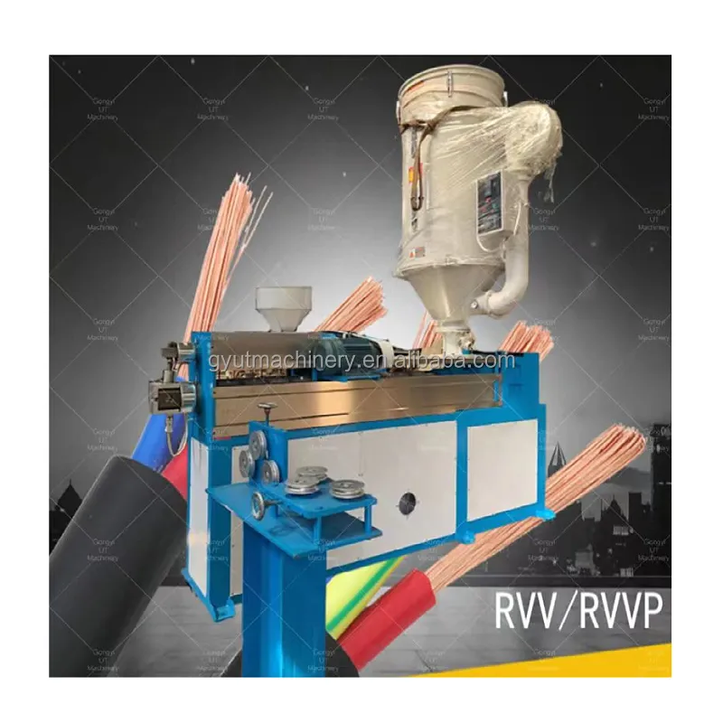 Power wire extruder equipment 80+35 electric cable making machines wire cable making machines