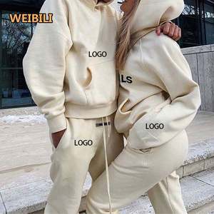 Nuova Felpa con Cappuccio Unisex Trendy 100% Cotone Personalizzata con Logo Stampato in Rilievo Senza Cordoncini in Spugna Francese Oversize per Uomo - Product Image 1