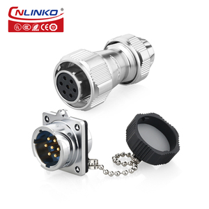 Cnlinko M20 Không Thấm Nước 7 Pin Thông Tư Nối Điện <span class=keywords><strong>7pin</strong></span> Kết Nối Kim Loại - Product Image 1