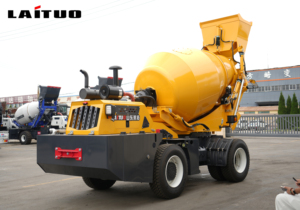 Tự tải trộn bê tông xe tải 3.5 mét khối động cơ diesel trộn bê tông xe selfloading trộn bê tông - Product Image 3