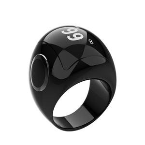 Bague connectée religieuse en céramique à écran tactile longue durée, avec fonction de comptage, rappel des heures de prière, boussole Zikr et contrôle via application iOS - Product Image 5